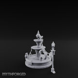 Bunting-Strung Lantern-Flanked Goblin Market Fountain Set gallery 7