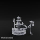 Bunting-Strung Lantern-Flanked Goblin Market Fountain Set gallery 8