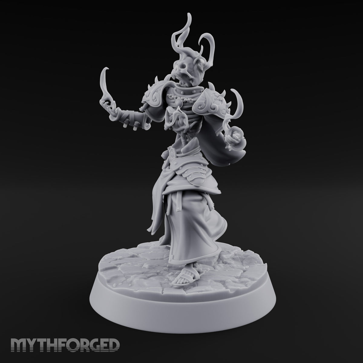 Skulls Aflame Skeleton Warrior A — Flame Hands