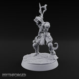 Skulls Aflame Skeleton Warrior B — Flail & Sword