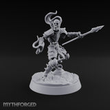 Skulls Aflame Skeleton Warrior B — Spear