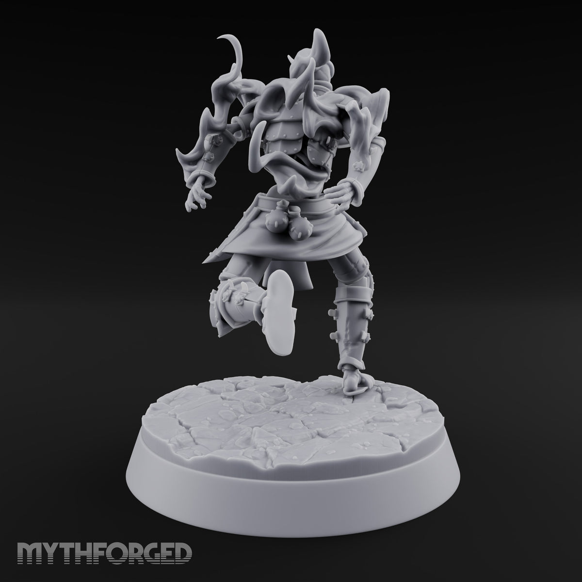 Skulls Aflame Skeleton Warrior C — Flame Hand