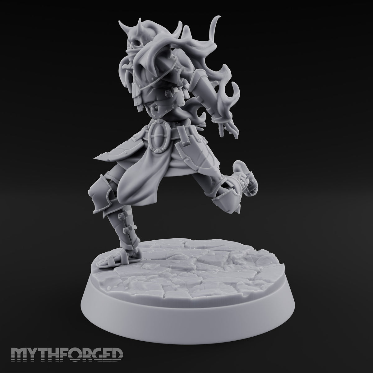 Skulls Aflame Skeleton Warrior C — Flame Hand