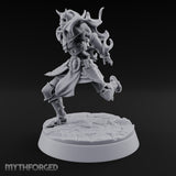 Skulls Aflame Skeleton Warrior C — Flame Hand