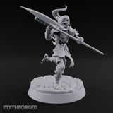 Skulls Aflame Skeleton Warrior C — Glaive