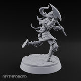 Skulls Aflame Skeleton Warrior C — Glaive
