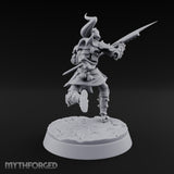 Skulls Aflame Skeleton Warrior C — Glaive