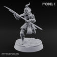 Skulls Aflame Skeleton Warrior C — Glaive