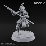 Skulls Aflame Skeleton Warrior C — Glaive
