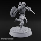 Skulls Aflame Skeleton Warrior C — Sword & Shield
