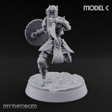 Skulls Aflame Skeleton Warrior C — Sword & Shield