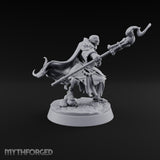 Skulls Aflame Skeleton Warrior D — Staff & Orb