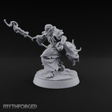 Skulls Aflame Skeleton Warrior D — Staff & Orb