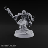 Skulls Aflame Skeleton Warrior D — Staff & Orb