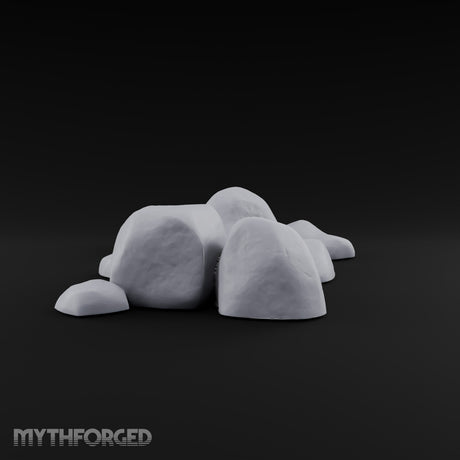 Slab Block Gossip Rock and Boulder Scatter Set