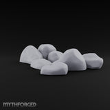Slab Block Gossip Rock and Boulder Scatter Set