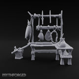 Fresh Off the Hook Wooden Butcher Stall