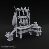 Fresh Off the Hook Wooden Butcher Stall