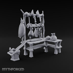 Fresh Off the Hook Wooden Butcher Stall