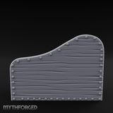 Button-Tufted Wave-Scrolled Pirate Captain's Chaise Lounge gallery 5