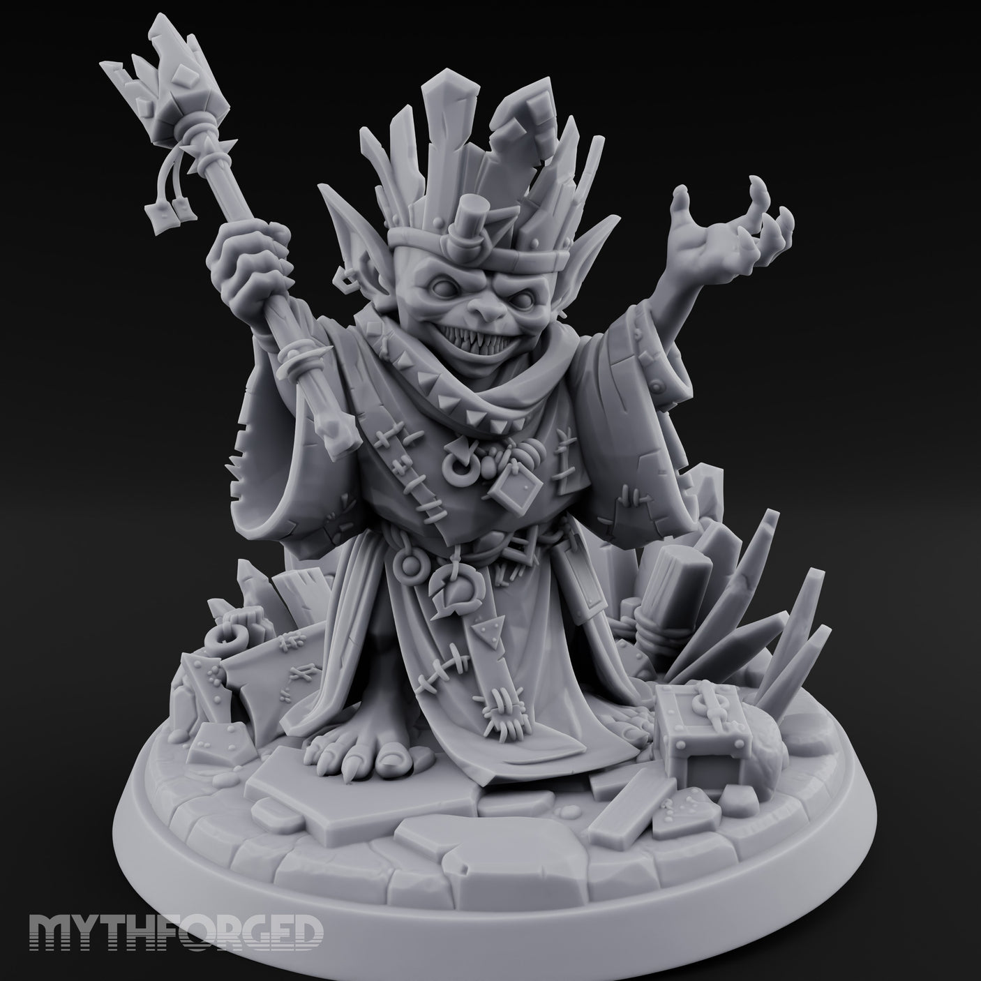 Cackling Staff Waving Goblin Shaman