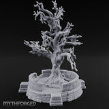Cage-Hung Effigy-Draped Cursed Ritual Tree Shrine Miniature for Dungeons and Dragons, Pathfinder or other TTRPGs