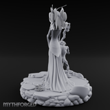 Butterfly Winged Towering Fey Lord Enchantress Miniature for Dungeons and Dragons, Pathfinder or other TTRPGs