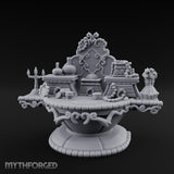 Candelabra-Lit Potion-Strewn Noble Vanity Table Miniature for Dungeons and Dragons, Pathfinder or other TTRPGs