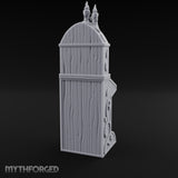 Candle-Crowned Tome-Racked Scholar's Secretary Desk Miniature for Dungeons and Dragons, Pathfinder or other TTRPGs