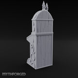 Candle-Crowned Tome-Racked Scholar's Secretary Desk Miniature for Dungeons and Dragons, Pathfinder or other TTRPGs