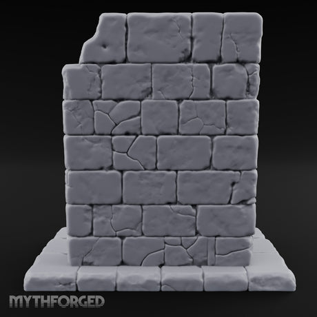 Candle-Ringed Gothic-Niched Hooded Saint Shrine Miniature for Dungeons and Dragons, Pathfinder or other TTRPGs