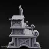 Candle-Topped Leaf-Carved Tavern Pipe Organ gallery 3
