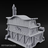 Candle-Topped Leaf-Carved Tavern Pipe Organ gallery 4