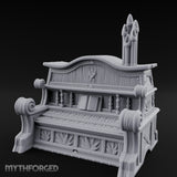 Candle-Topped Leaf-Carved Tavern Pipe Organ gallery 8