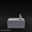 Candle-Topped Rivet-Planked Storage Trunk Miniature for Dungeons and Dragons, Pathfinder or other TTRPGs
