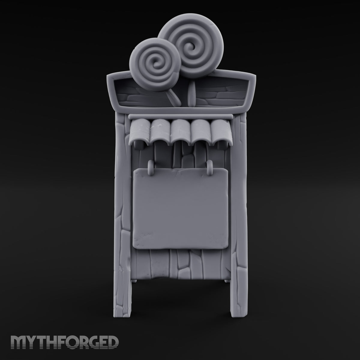 Sweet Tooth Pop-Up Wooden Candy Seller Market Set — C