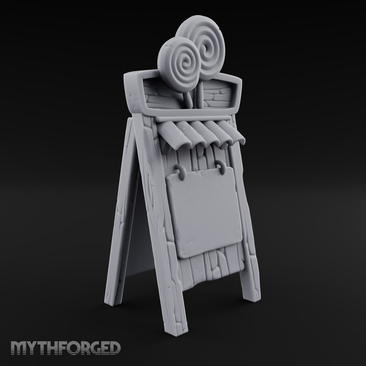 Sweet Tooth Pop-Up Wooden Candy Seller Market Set — C