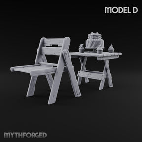 Sweet Tooth Pop-Up Wooden Candy Seller Market Piece D