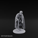 Cane Hobbling Human Beggar Miniature for Dungeons and Dragons, Pathfinder or other TTRPGs