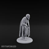 Cane Hobbling Human Beggar Miniature for Dungeons and Dragons, Pathfinder or other TTRPGs