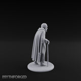 Cane Hobbling Human Beggar Miniature for Dungeons and Dragons, Pathfinder or other TTRPGs