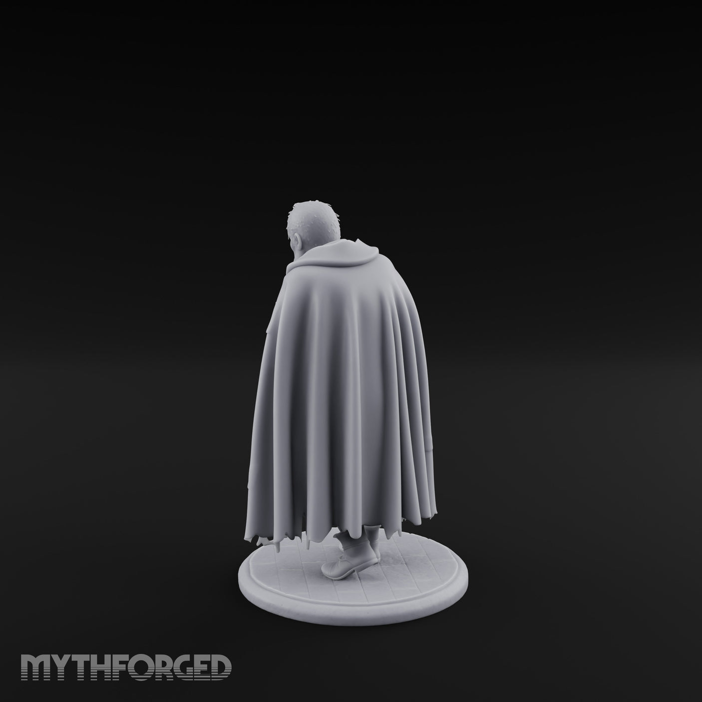 Cane Hobbling Human Beggar Miniature for Dungeons and Dragons, Pathfinder or other TTRPGs