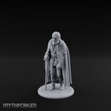 Cane Hobbling Human Beggar Miniature for Dungeons and Dragons, Pathfinder or other TTRPGs