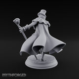 Cane Leaning Grinning Undead Gentleman Miniature for Dungeons and Dragons, Pathfinder or other TTRPGs