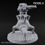 Cannon Barrel Aiming Construct Gun Turret A Miniature for Dungeons and Dragons, Pathfinder or other TTRPGs