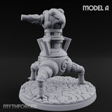 Cannon Barrel Aiming Construct Gun Turret A Miniature for Dungeons and Dragons, Pathfinder or other TTRPGs