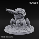 Cannon Barrel Aiming Construct Gun Turret B Miniature for Dungeons and Dragons, Pathfinder or other TTRPGs
