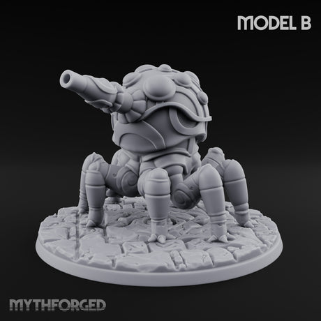 Cannon Barrel Aiming Construct Gun Turret B Miniature for Dungeons and Dragons, Pathfinder or other TTRPGs