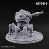 Cannon Barrel Aiming Construct Gun Turret B Miniature for Dungeons and Dragons, Pathfinder or other TTRPGs