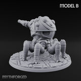 Cannon Barrel Aiming Construct Gun Turret B Miniature for Dungeons and Dragons, Pathfinder or other TTRPGs